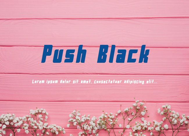 Push Black example